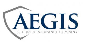 AEGIS Security Insurance Company logo with a shield design.