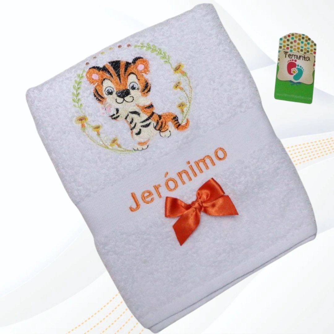 Toalla De Mano Con Estampado De Ciervo Y Bordado Merry - Algodón, Tamaño 28x21 Pulgadas, Con Pompón Y Lentejuelas