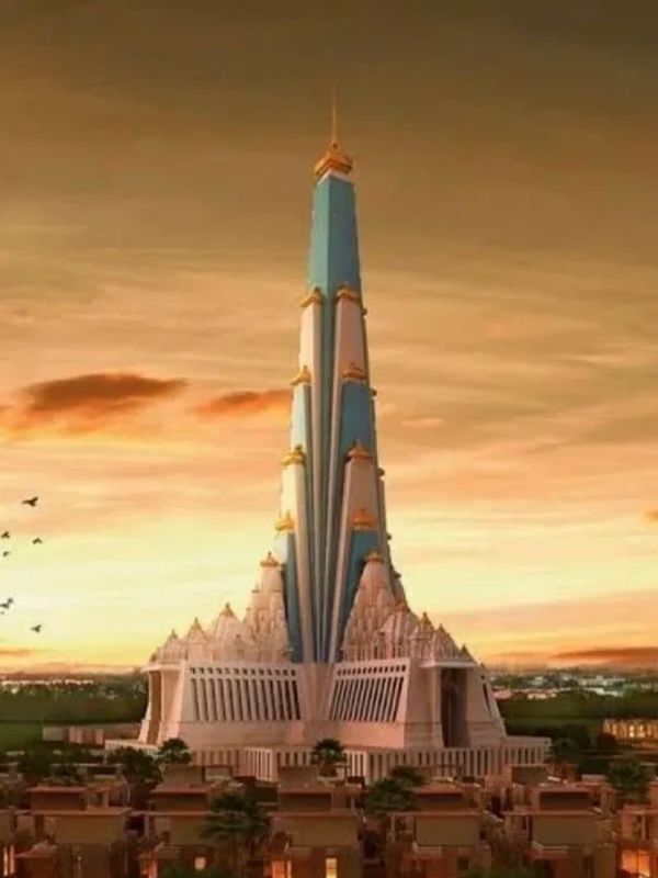 Chandrodaya Temple Tallest Hindu Mandir being built in Vrindavan