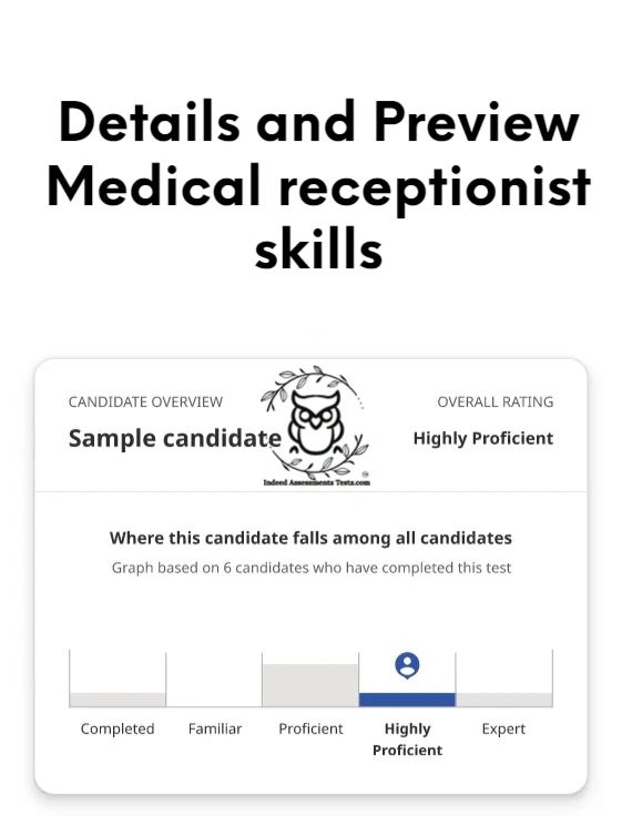 Details and Preview Medical receptionist skills