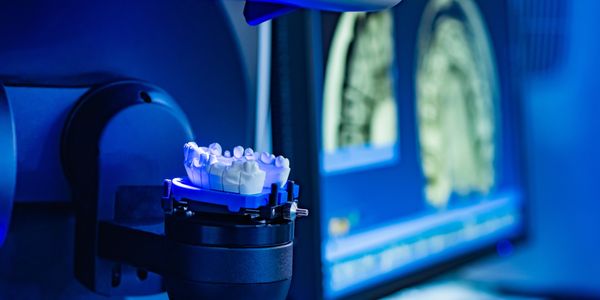 image of digital dentistry, milling dental system with computer control