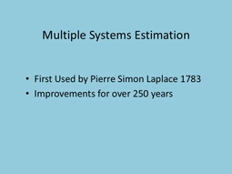 Point in Time
 International Working Group