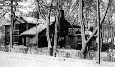 Garland Homestead during a Winter of the past.