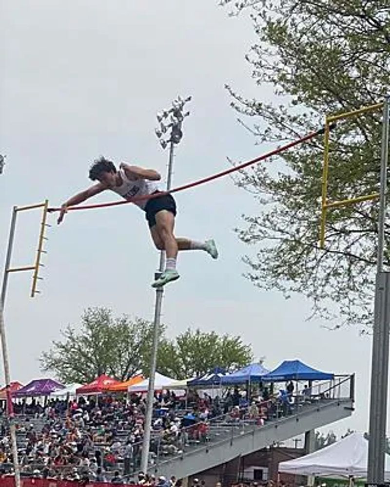 Nate Zwisler sets the FCHS record in the pole vault at 14'6 taking 5th place at state in 2023!  