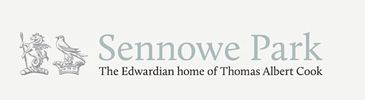 Logo for Sennowe Park, home of Thomas Albert Cook.
