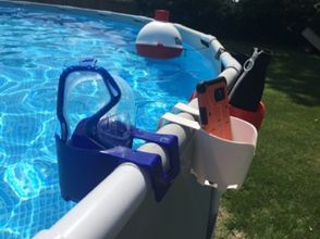 Poolside Cup Holder Pool Drinks Beer Holder Clip For Above Ground Swimming  Pools