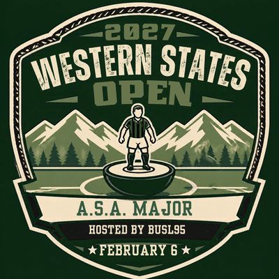 2027 Western States Open ASA Major event badge.