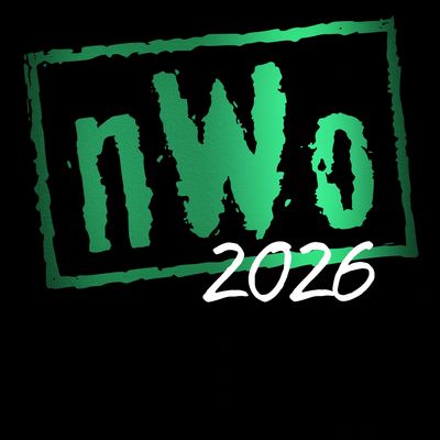 Green nWo 2026 logo on black background.