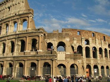 Roman Colosseum in Rome, Italy