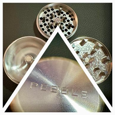 Pebble best pocket grinder in the world stainless steel beautiful CNC machining grinder for life 