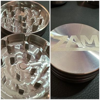 Zam large 2 piece stainless steel grinder one of the best grinders worldwide for functionality 