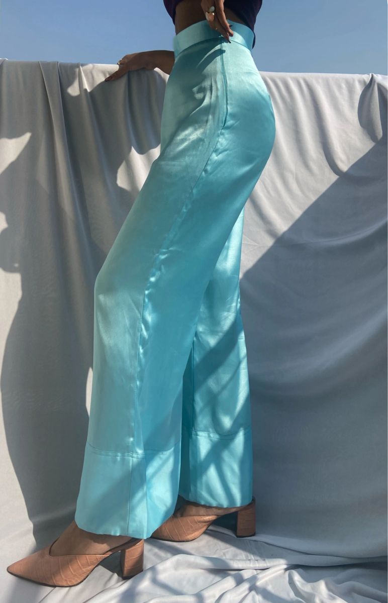 POWDER BLUE POWER PANTS