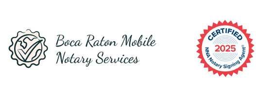 Boca Raton Mobile Notary Services
