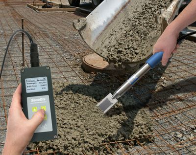 The SONO-WZ® is industry’s best portable fresh concrete moisture meter.