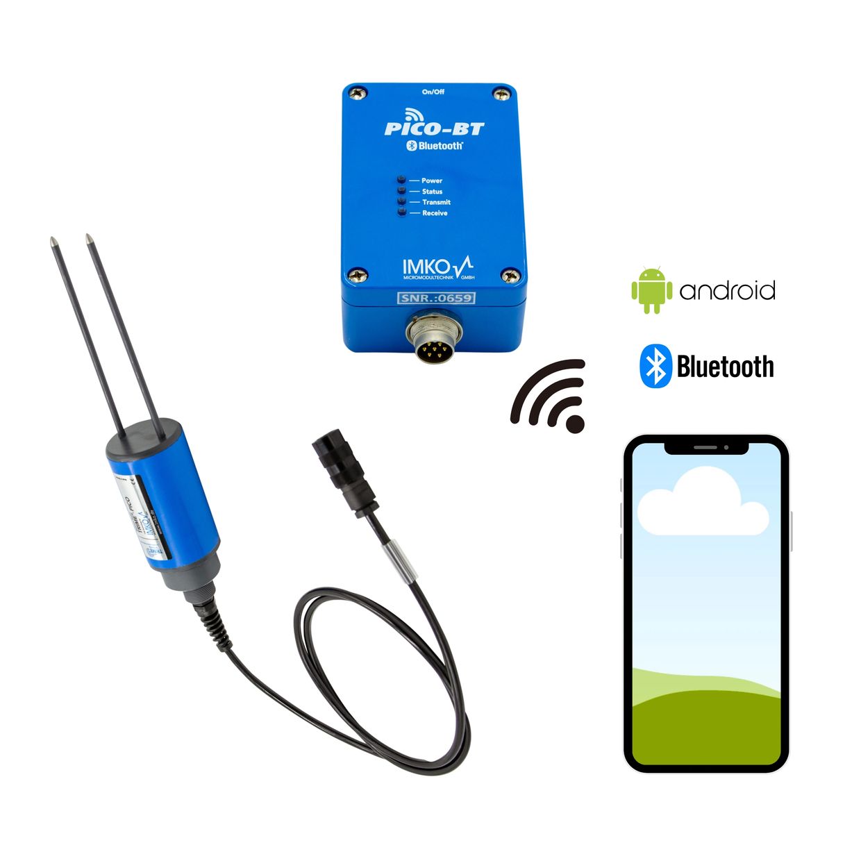 PICO-BT Bluetooth Wireless Moisture Meter for Sand and Aggregates