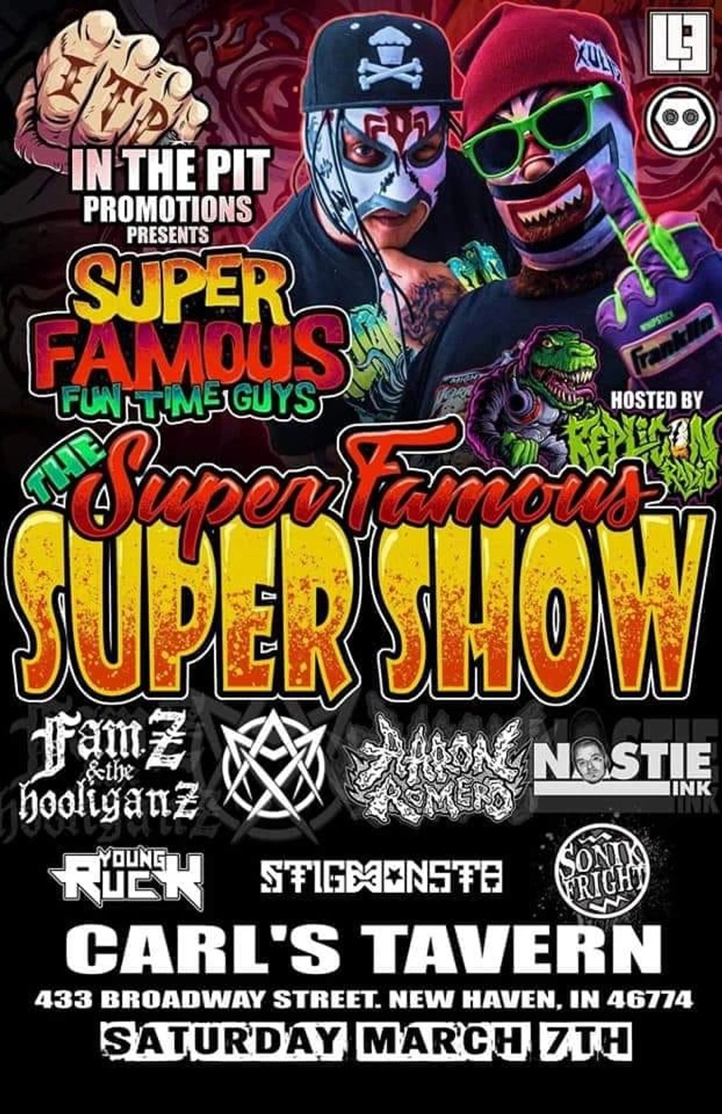 SUPER FAMOUS SUPER SHOW 3/7/2020