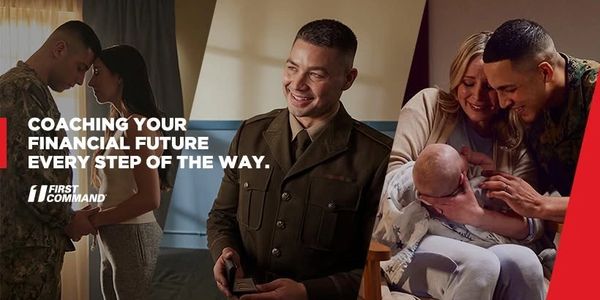 Military family receiving financial coaching from First Command.