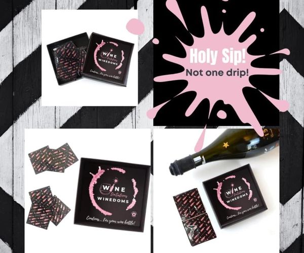 Sinfully smart wine seal! Wine SinSations Wine Seal for wine lovers