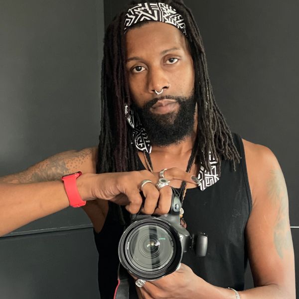 male studio self portrait 
