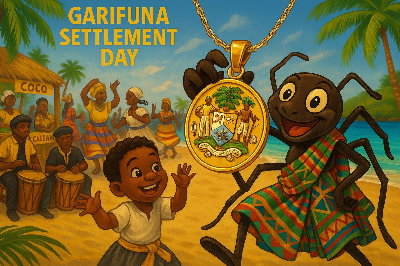 Anansi Di Go Ann Bad November 19th In Griga. He's acting drink and lawless. UNU lock up unu investments!