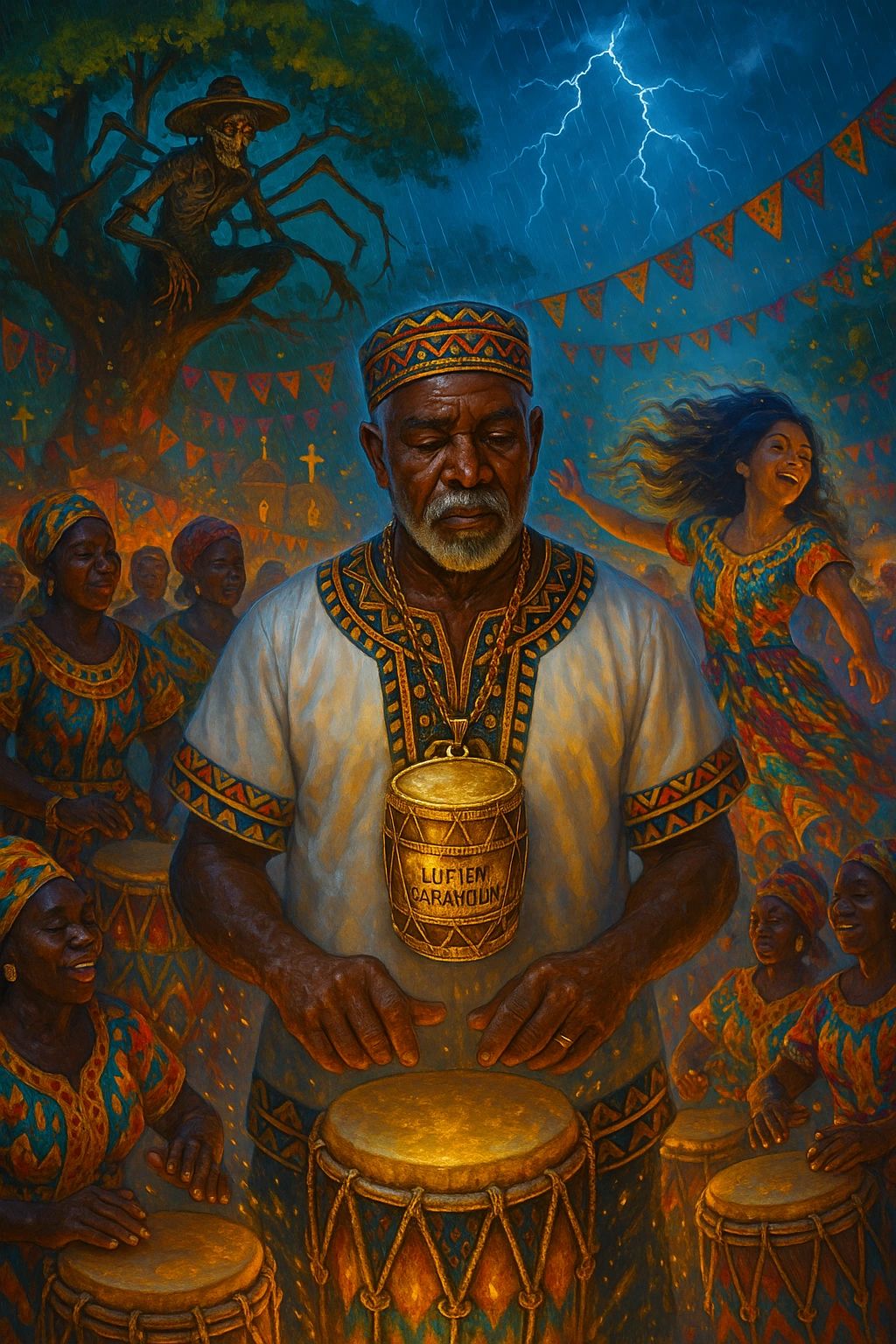 Cyril Antonio 1912-1989 (Garifuna Master Drummer) Cyril Antonio 1912-1989 (Garifuna Master Drummer)