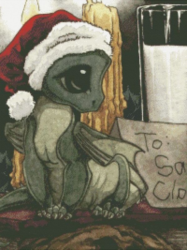 Christmas Dragon © Misti Wudtke