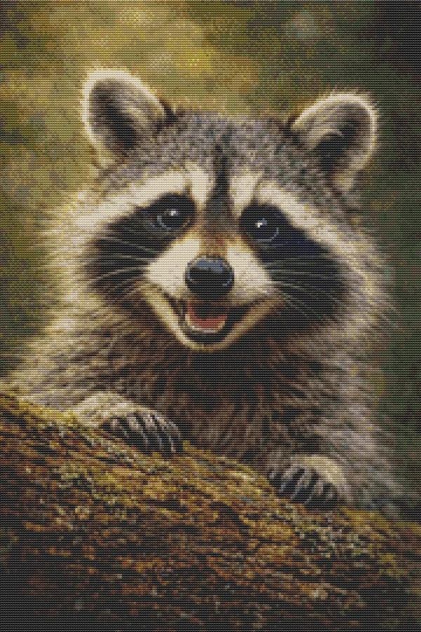 Happy Little Raccoon - Sherry H