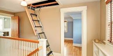 attic ladder install