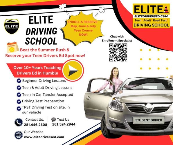 Interior view of a car with a sunset road ahead.