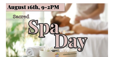 Logo for Sacrfed Spa Day 