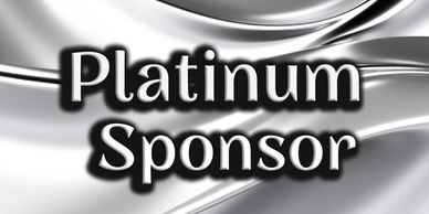 platinum background with platinum sponsor text