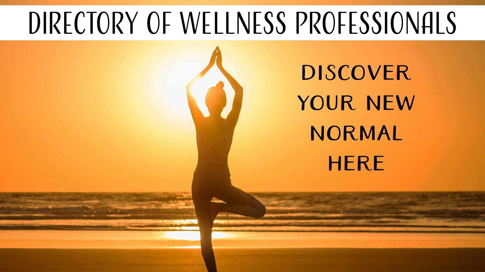 woman in yoga position on a sunset beach