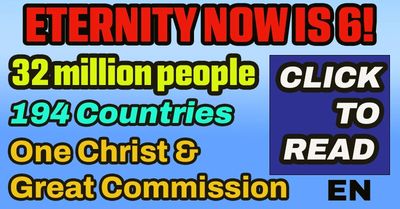 Eternity Now's reached 32 million people for Christ! Give securely at https://Bit.ly/reachamillion.