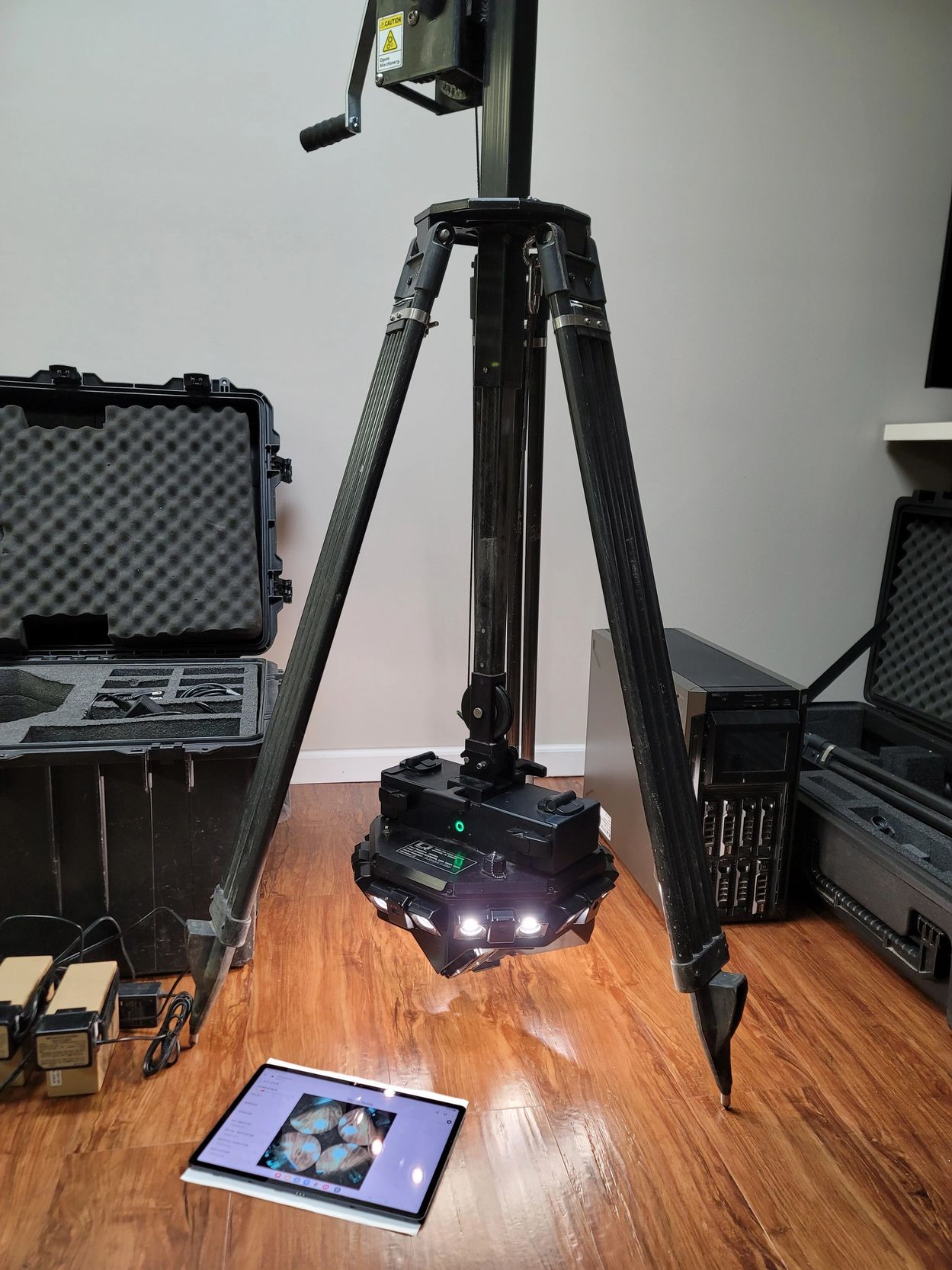 Cues spider 3d manhole scanner 