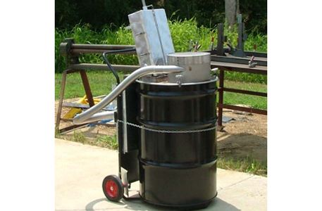 The Drug Terminator was developed from the Cyclonic Barrel Burner, a highly successful and efficient