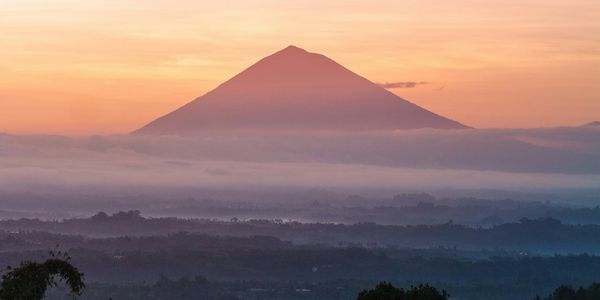 mountain bali sunrise 