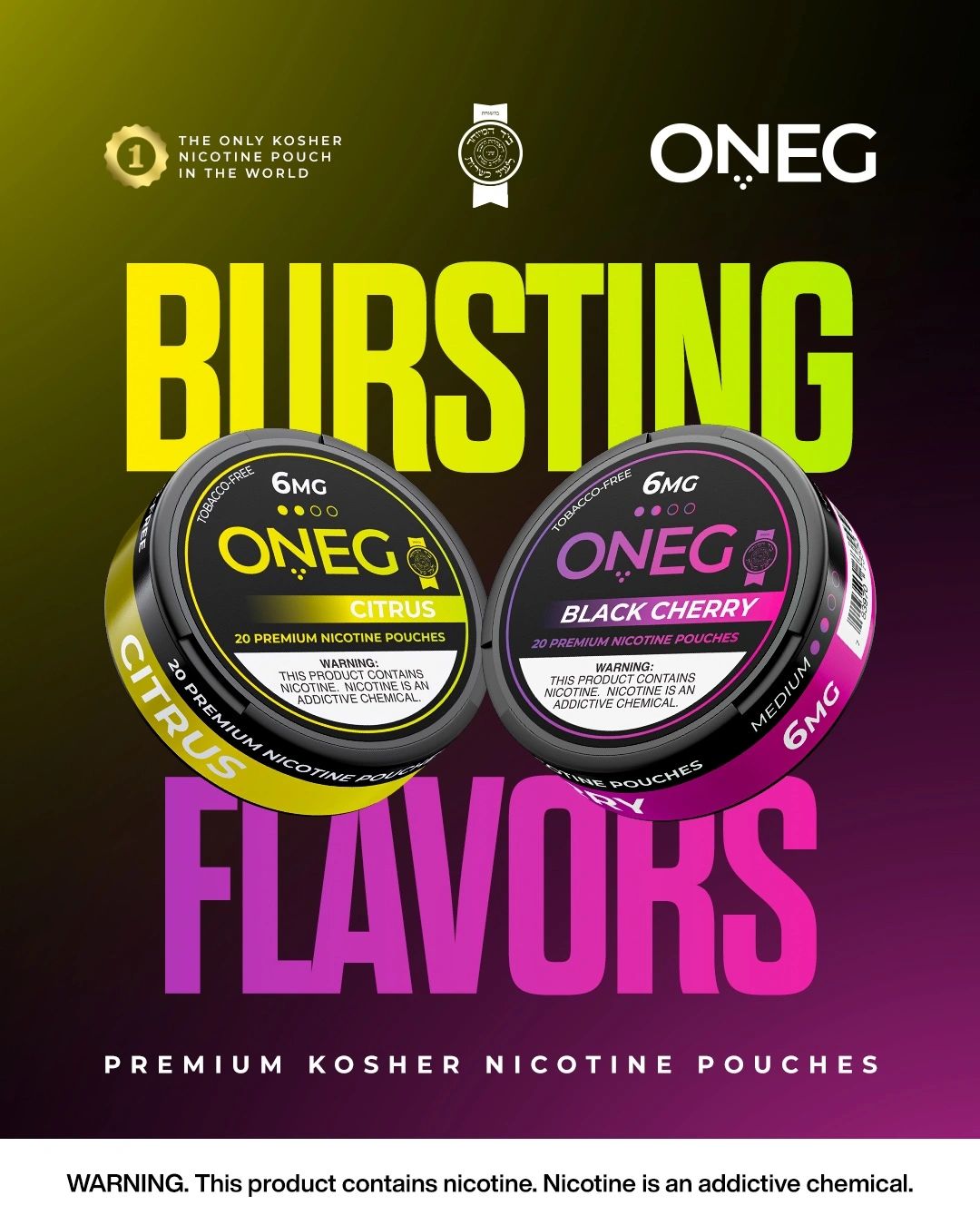 is tobacco kosher Premium Kosher Nicotine Pouches