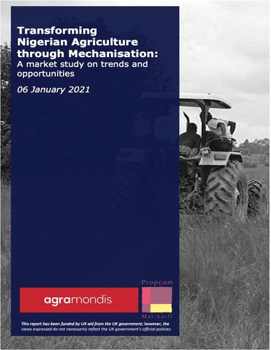 Transforming Nigerian Agriculture through Mechanisation 2021