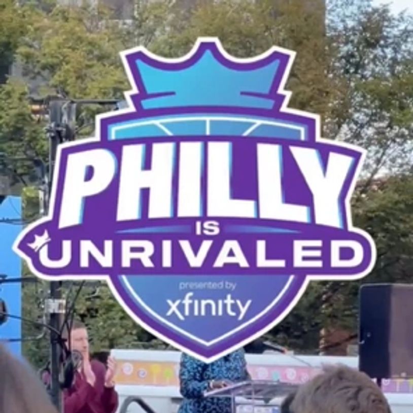 Logo reading 'Philly is Unrivaled' with Xfinity sponsorship.