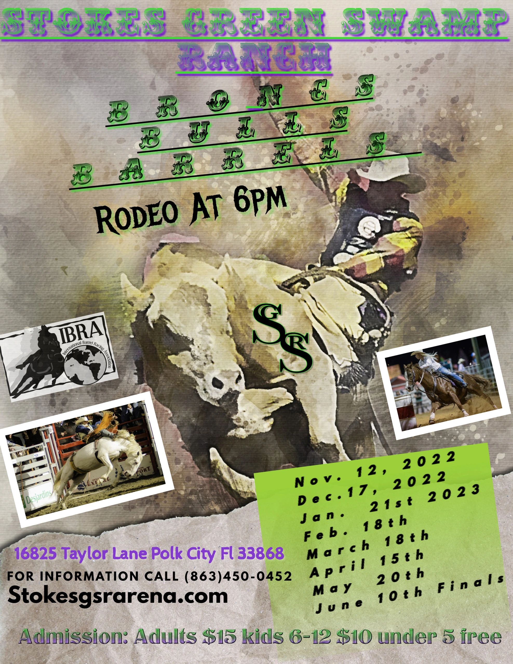 Stokes Green Swamp Ranch Arena