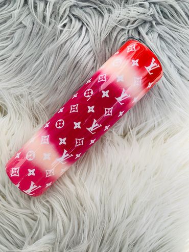 LV inspired tumbler.