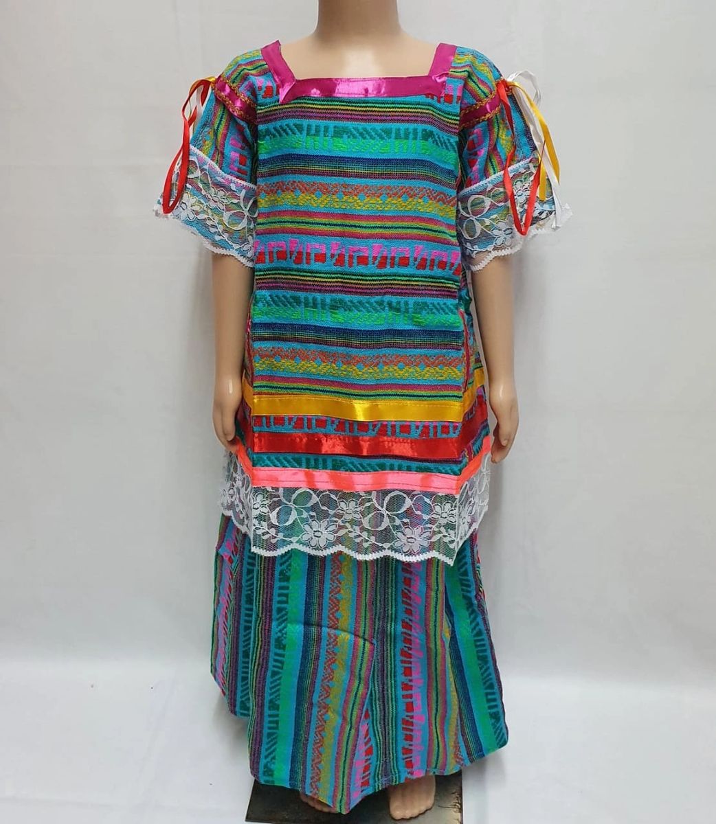 Baile Vestuario De Flor De PiÃ±a Oaxaca Juan Bautista Tuxtepec