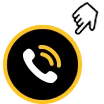 Icon of a phone receiver with sound waves inside a yellow circle.