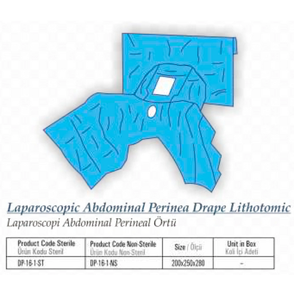 Laparoscopic Abdominal Perinea Drape Lithotomic, Laparoscopi Abdominal Perineal Örtü