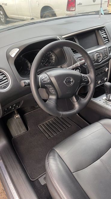 Interior detail of SUV