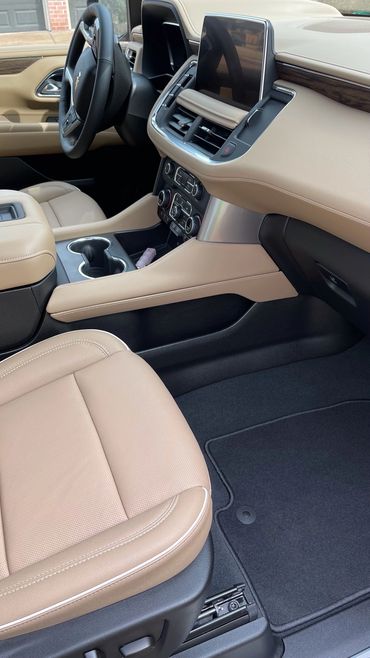 Clean interior detail SUV 