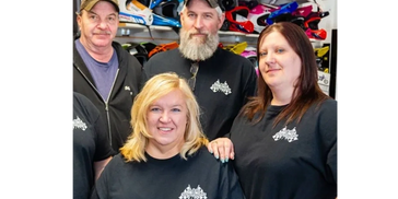 Terri and Mike-Owners, Ray-Mechanic, Faith-Manager