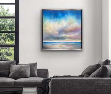 original oil paintings of the Beach ocean by NC artist Nancy Hughes Miller online art gallery