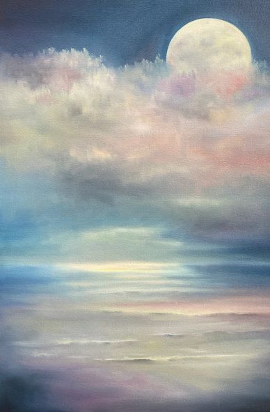 Moonlit Sea 36x24