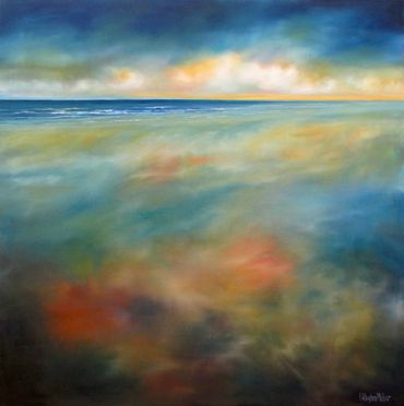 North Carolina artist Nancy Hughes Miller paints contemporary colorful coastal landscapes in oils.
